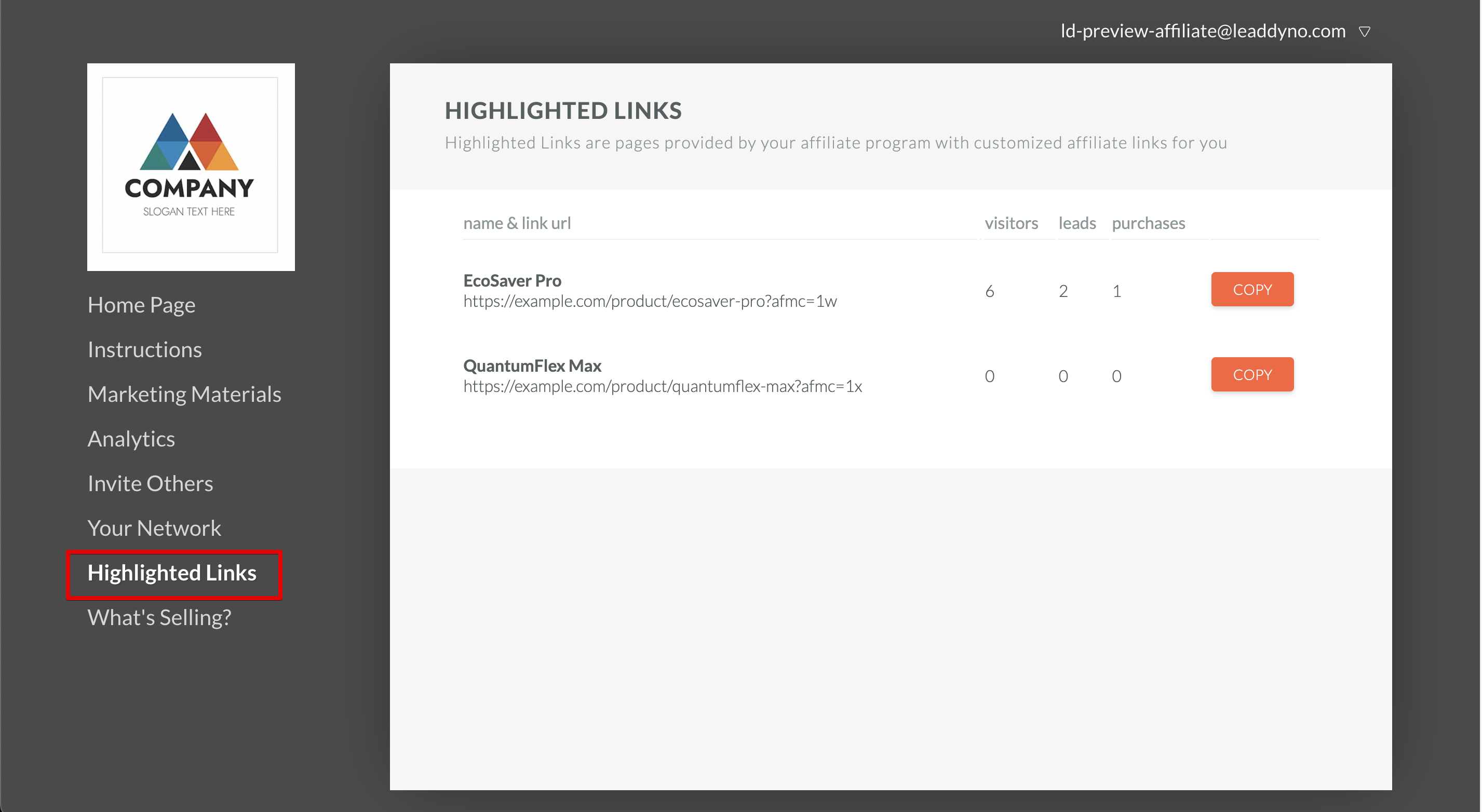 Highlighted Links - affiliate website.png